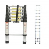 Scara aluminiu telescopica 3.8m, 13 trepte antiderapante, sarcina maxima 150Kg Crownman