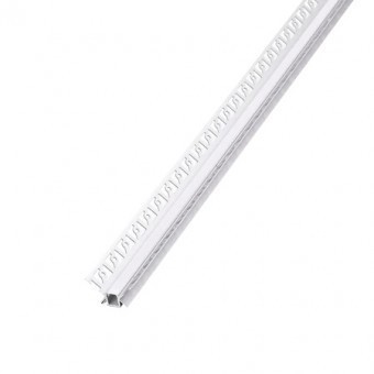 PROFIL ALUMINIU PENTRU BANDA LED MONTAJ RIGIPS COLT INTERIOR 2M MAT foto