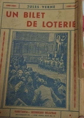 UN BILET DE LOTERIE JULES VERNE ED CUGETAREA foto