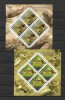ROMANIA 2011 - REPTILE DIN ROMANIA, BLOCURI DE 4 TIMBRE, MNH - LP 1887a, Nestampilat