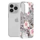 Husa iPhone 14 Pro Techsuit Marble, Bloom of Ruth Gray