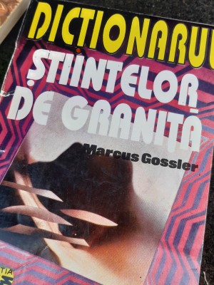 DICTIONARUL STIINTELOR DE GRANITA foto