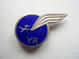 INSIGNA AVIATIE - AVIATIE CIVILA / FAR PLANORISM YR ,1957, RPR, RARA, IM 1.100