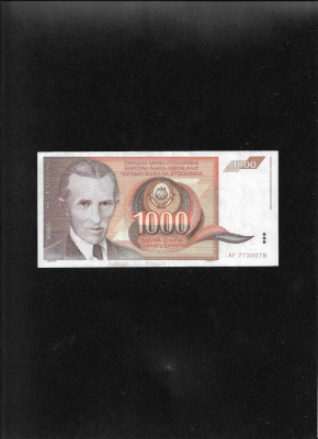 Iugoslavia Yugoslavia 1000 dinara dinari 1990 seria7730078 foto