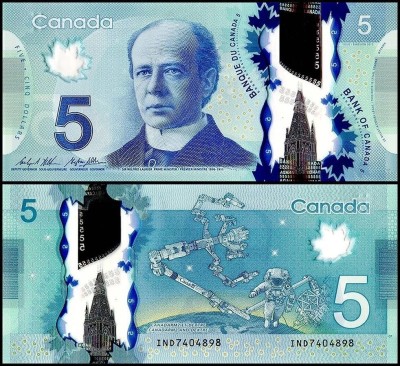Canada 2013 - 5 dollars UNC foto