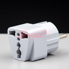 Adaptor priza 3 pini Anglia Europa