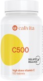 Complex Megadoza de Vitamina C 500 Protectie si Suport Imunitar (100 tablete) - Calivita