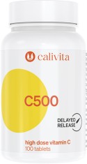 Complex Megadoza de Vitamina C 500 Protectie si Suport Imunitar (100 tablete) - Calivita