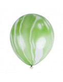 Set 10 Baloane Marmorate(AGATE) Verzi 30 cm