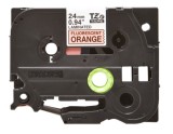 Banda laminata Original Brother Black on Orange fl. TZEB51 pentru D600|E500|E550|H500|P700|P710|P750|330|350|520|580|1400|1500|1