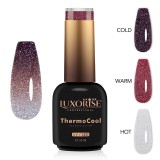 Cumpara ieftin Oja Semipermanenta Termica 3 Culori LUXORISE ThermoCool - Pure Heart 10ml