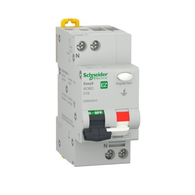 Siguranta Diferential 10A 1P+N C 300mA 4,5kA Easy9 Schneider EZ9D22610 foto