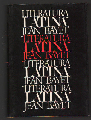 C10475 - LITERATURA LATINA - JEAN BAYET foto