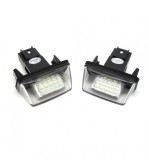 Set 2 bucati Lampi numar LED, fara eroare de bec ars pentru Peugeot 206, 207, 307, 308, 406, 407, 5008 Esteate, Partner si Citroen C3, C4, C5, BERLING