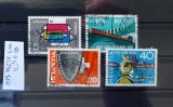 TS21 - Timbre serie - Elvetia - Helvetia 1957 Mi637 - 640