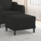 Gossi taburet, negru, 60x50x41 cm, material textil