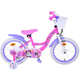 Bicicleta pentru fete Disney Minnie Cutest Ever!, 16 inch, culoare roz/violet, f PB Cod:21582-SACB