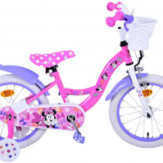 Bicicleta pentru fete Disney Minnie Cutest Ever!, 16 inch, culoare roz/violet, f PB Cod:21582-SACB