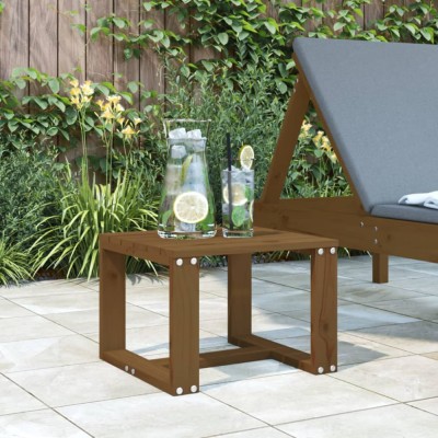 vidaXL Măsuță laterală grădină maro miere 40x38x28,5 cm lemn masiv pin 825082 foto