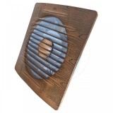 Ventilator axial de perete, Helix 100-Walnut, debit 100 m3/h, diametru 100 mm, 12W, Horoz Electric