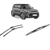 Cumpara ieftin Set 3 stergatoare KIA SOUL II (PS) 2014-2018, parbriz si luneta, Bosch Twin-Aerotwin Retrofit