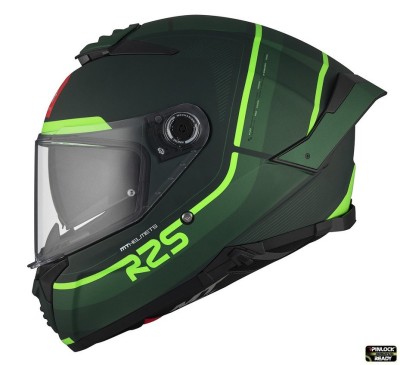 Casca integrala pentru scuter - motocicleta MT Thunder 4 SV R25 C6 Verde Mat (ochelari soare integrati) L (59/60cm) foto