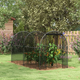 Outsunny Cuscade Cultura, Cort de Protectie A Plantelor Cu Usa Cu Fermoar, Pentru Gradina, Curte, Gazon, 1,2 x 3 x 1,5 m