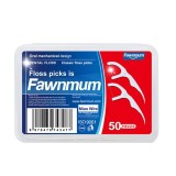 Cumpara ieftin Ata dentara Fawnmum cu maner, 50 bucati, RegalSmart