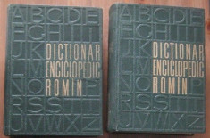 Dictionar Enciclopedic Roman (2 volume, editura Politica 1962-1963) foto