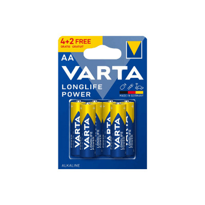 Set 6 baterii Varta tip AA Longlife Power Alkaline (4+2) 4906121436 foto