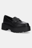 Aldo mocasini de piele CADAYCIA culoarea negru, cu platformă, 13804487