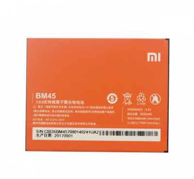 Acumulator Xiaomi Redmi Note 2 BM45 foto