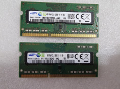 Kit Memorie RAM laptop Samsung 8GB (2 x4GB), DDR3-1600MHz, 1.35V Low Voltage foto