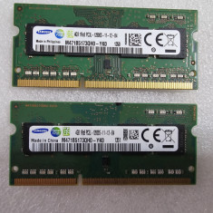 Kit Memorie RAM laptop Samsung 8GB (2 x4GB), DDR3-1600MHz, 1.35V Low Voltage
