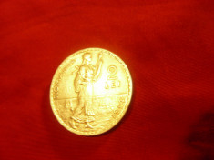 Moneda 2 lei 1914 Carol I , cal. apr. NC ,argint foto
