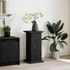 VidaXL Raft de expunere Stejar Negru 31 x 30 x 60 cm Lemn compozit 869246
