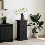 VidaXL Raft de expunere Stejar Negru 31 x 30 x 60 cm Lemn compozit 869246