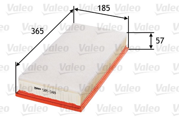 VALEO 585048 Filtru aer