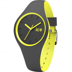Ceas Unisex ICE Duo anthracite yellow, small foto