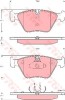 Set placute frana,frana disc BMW Seria 3 Cabriolet (E46) (2000 - 2007) TRW GDB1577