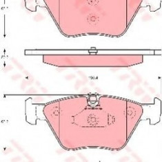 Set placute frana,frana disc BMW Seria 3 Cabriolet (E46) (2000 - 2007) TRW GDB1577