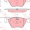 Set placute frana,frana disc BMW Seria 3 Cabriolet (E46) (2000 - 2007) TRW GDB1577