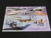Bloc Filatelic Guineea-Bissau 2006 – Istoria Aviației, Concorde, F-117A, F-35, Sikorsky, Spatiu, Stampilat
