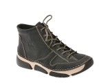 Ghete RIEKER negre, 45906, din piele ecologica