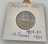 Polinezia Franceza - 10 Francs 1992 - L3