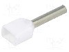 Terminal cu compresie, cablu 0.75mm2, cositorit, BM GROUP - BM 00553