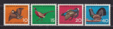 GERMANIA 1965 FAUNA PASARI SERIE MNH, Nestampilat