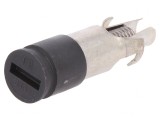Adaptor Siguranțe Cilindrice 5x20mm 10A 250VAC Negru, SCHURTER