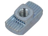 Piuliță oțel zinc 8mm pentru profile 40mm