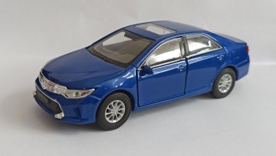 Macheta Toyota Camry Prestige XV50 2015 albastru - Welly 1/36 foto